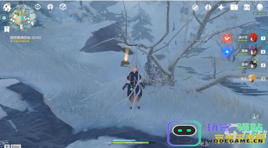 原神雪山大勘测任务雪堆打不开