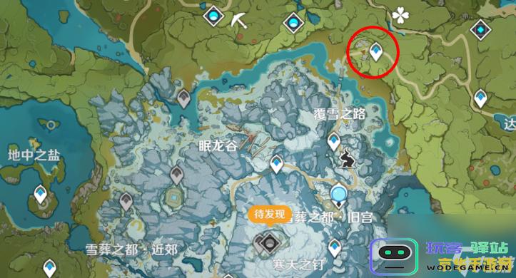 原神雪山冒险家营地在哪里
