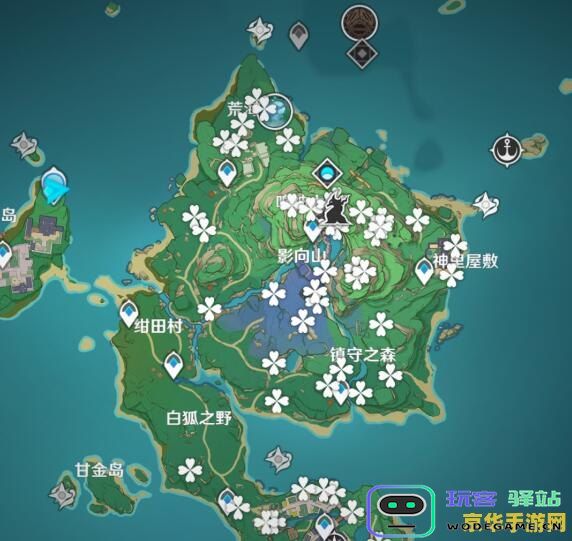 在《原神》游戏中绯樱绣球的具体位置和获取方法介绍