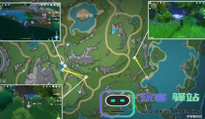 原神湖光铃兰采集分布图