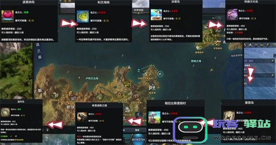 命运方舟t2跑岛路线