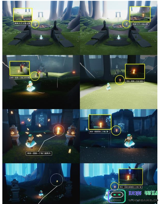 光遇九色鹿季节蜡烛位置大全