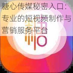糖心传媒秘密入口：专业的短视频制作与营销服务码友