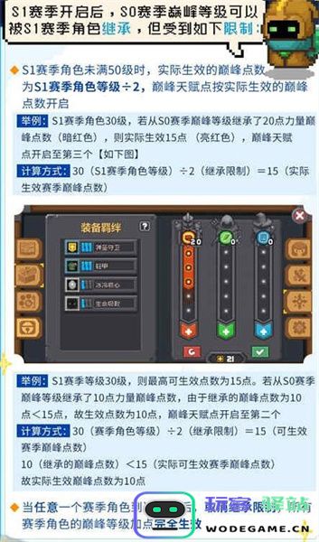 元气骑士前传S1赛季如何成功继承巅峰等级？详细继承方法解析