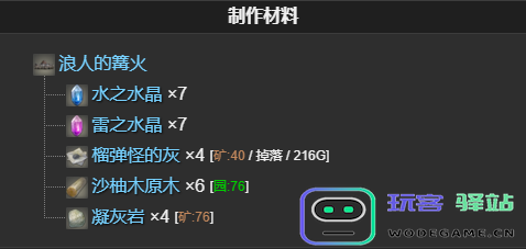 《最终幻想14：水晶世界》如何获取浪人的篝火宠物详细攻略与技巧