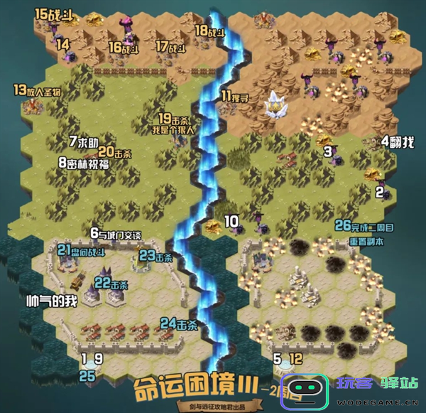 剑与远征组队服命运困境Ⅲ新奇境通关路线图图三
