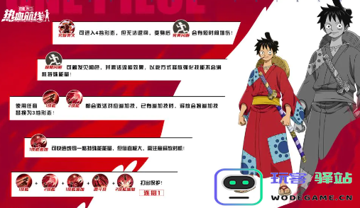 航海王热血航线之和之国路飞技能运用与玩法攻略详解