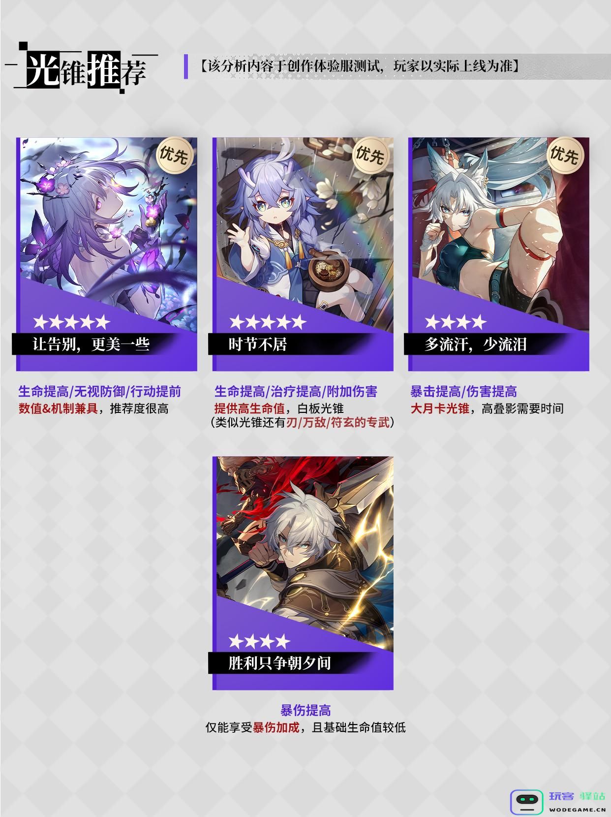 崩坏星穹铁道遐蝶用什么光锥 崩铁遐蝶光锥推荐