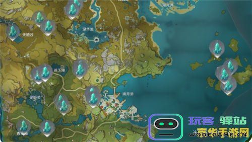 原神中哪个区域包含的水晶数量最多 玩家该前往哪个地点寻找最多的水晶资源