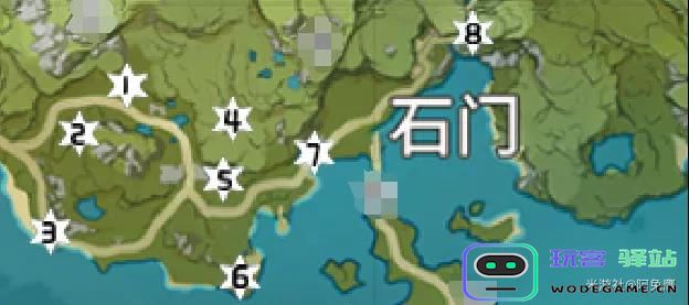 原神岩神瞳路线图