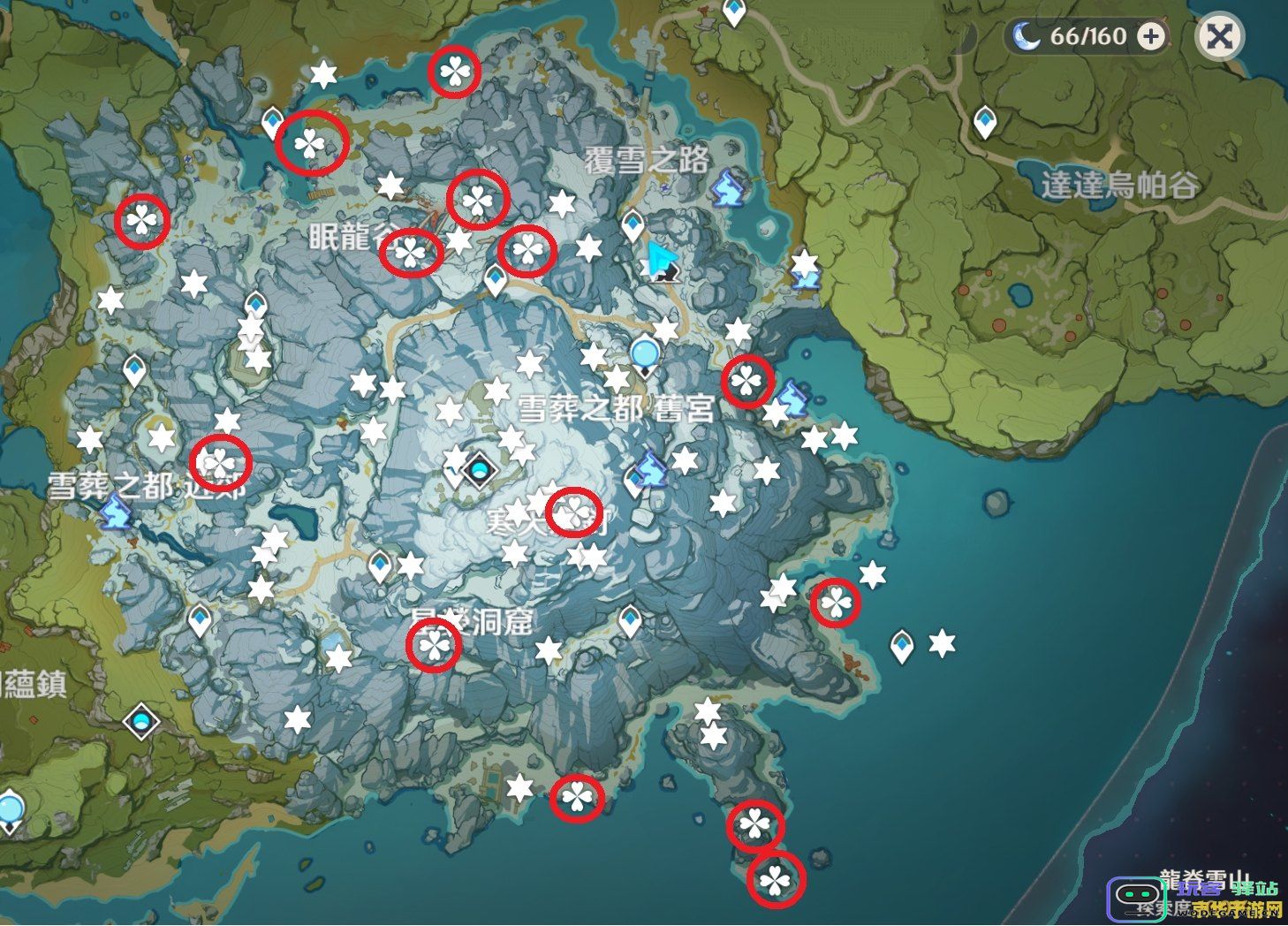 原神星莹矿石分布图 原神星莹矿石分布图详解