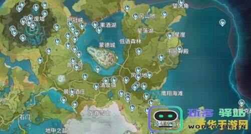 原神 七天神像在哪 原神七天神像位置详解