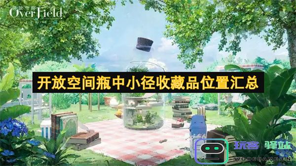 开放区域中瓶中小径收藏品的位置整理与汇总