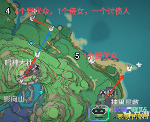 原神怎么去稻妻路线