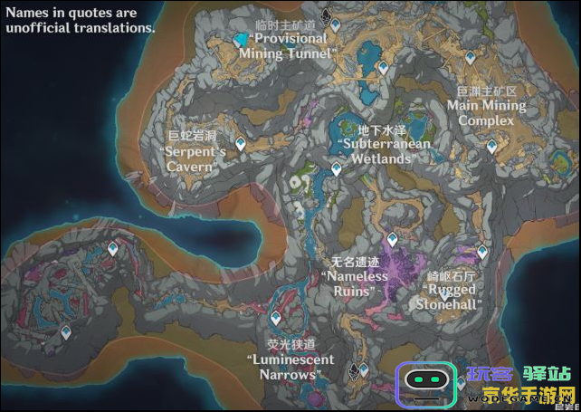原神层岩巨渊地下矿区怎么点亮地图