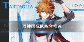 原神公子国家队阵容