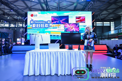 冰川白美学邂逅尖端科技：LG UltraGear™OLED电竞显示器China Joy首秀：极致游戏体验，燃爆玩家热情