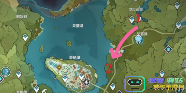 原神金赤假龙点位