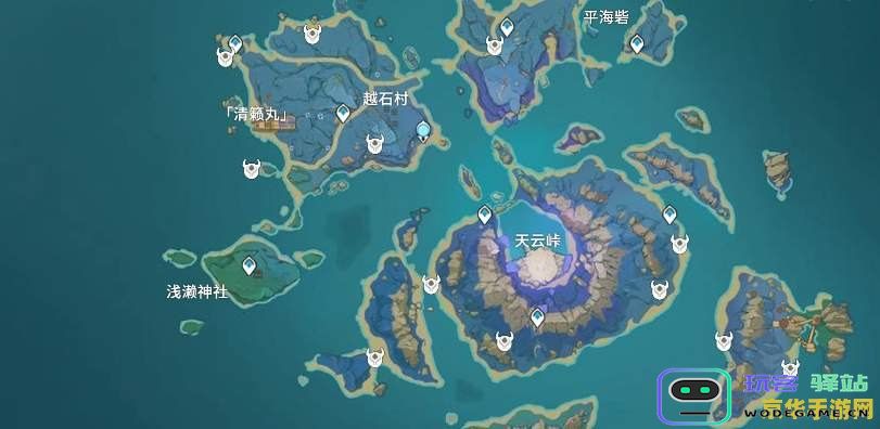 原神雷漂浮灵分布图
