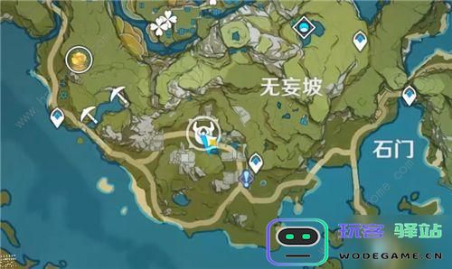 如何顺利进入原神岩尊像寻找碎片的瀑布位置攻略