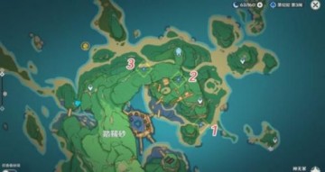 在原神的世界中拍摄御影炉心风景的两幅精彩照片