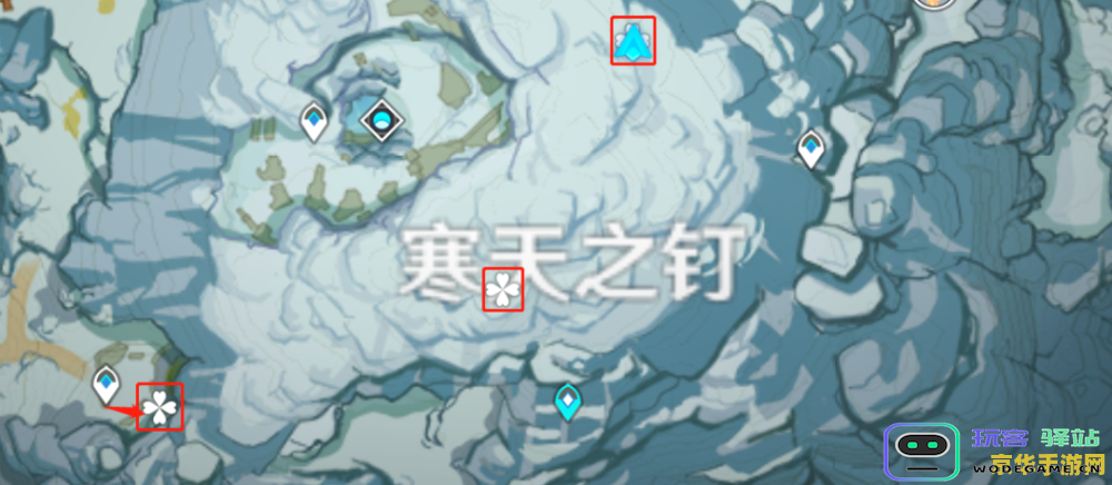 原神雪山牌子挖掘宝箱