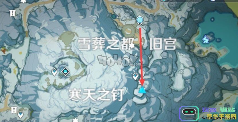 原神雪山三个匣子地图
