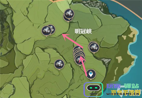 原神白铁块哪个地方多
