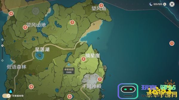原神各地区风神瞳详细分布图解析与收集攻略