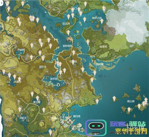 原神璃月海螺位置分布图