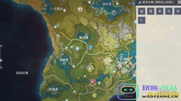 原神中水晶块的分布位置详解与地图指引分享