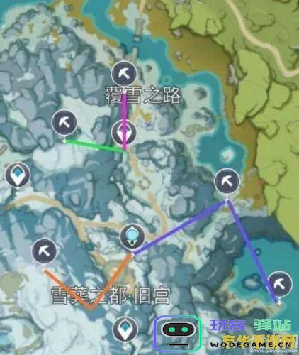 原神星银矿石富矿点分布图