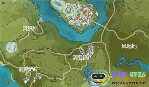 原神慕风蘑菇位置地图