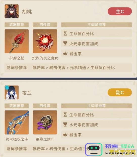 原神胡桃深渊配队