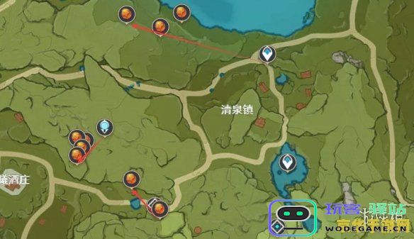 原神烈焰花花蕊的分布情况详解与位置图示