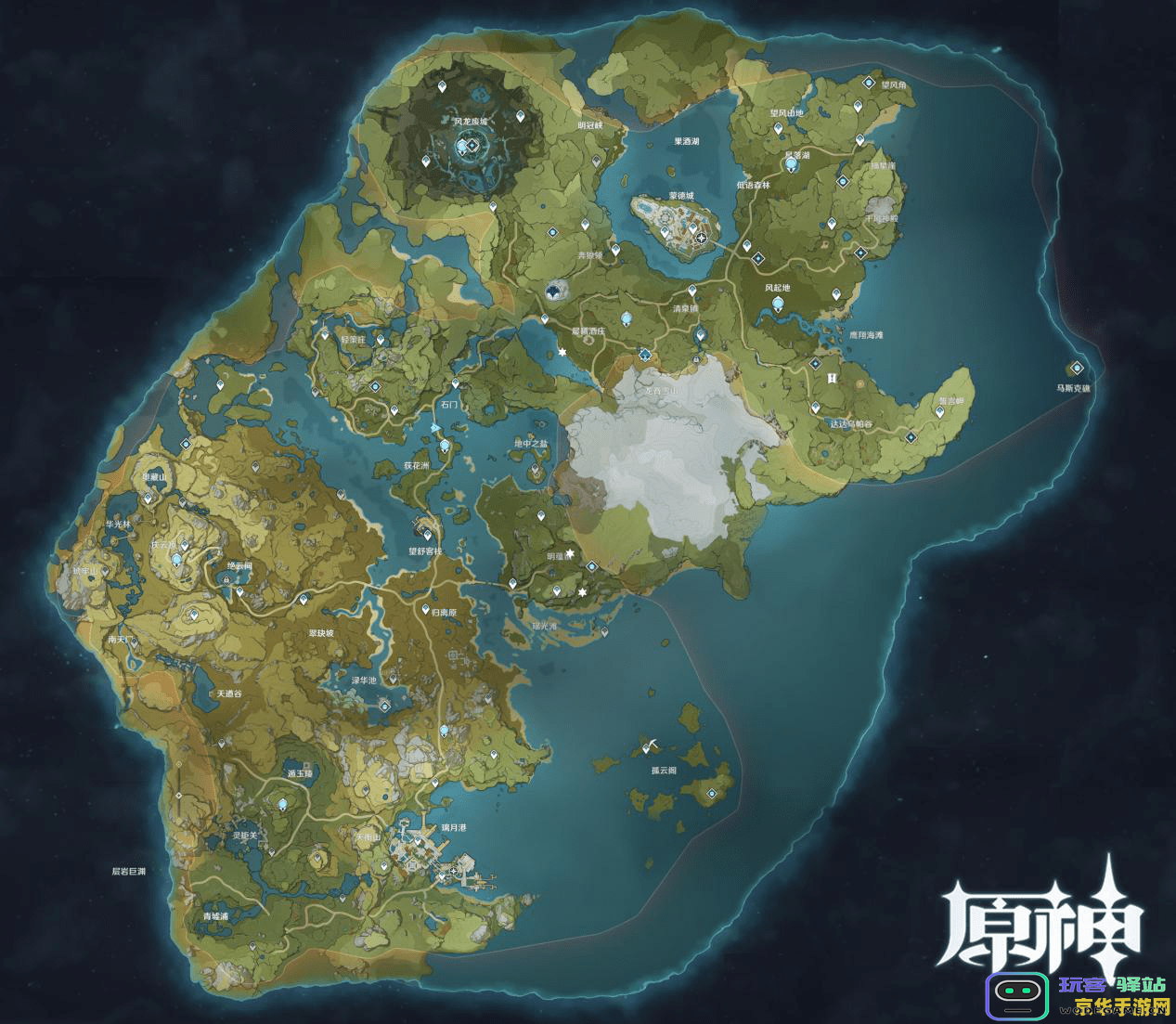 原神云间地图怎么看