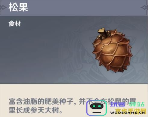 原神哪里有松果卖
