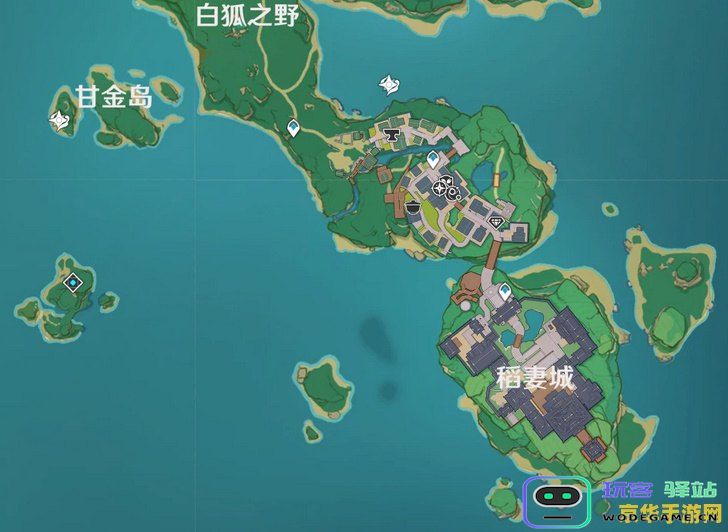 原神怎么开稻妻地图