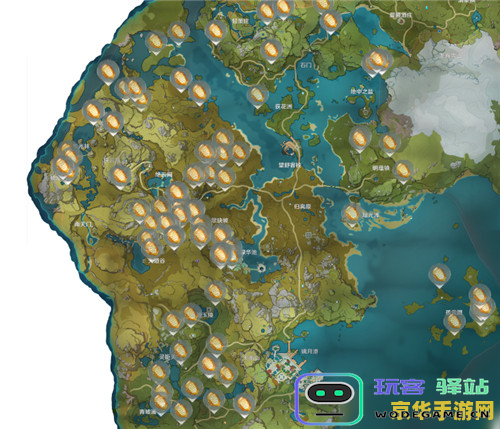 原神石珀分布图高清