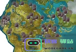 在原神游戏中寻找石珀的最佳山洞位置和攻略分享