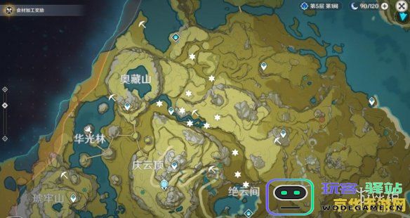 《原神》混沌装置的具体分布情况及解析详解，探索游戏地图中的隐秘之地
