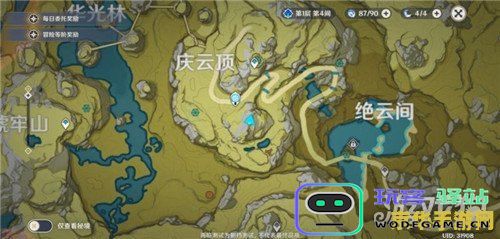 原神庆云顶三只仙鹤具体位置详解，帮助玩家快速找到仙鹤位置的方法