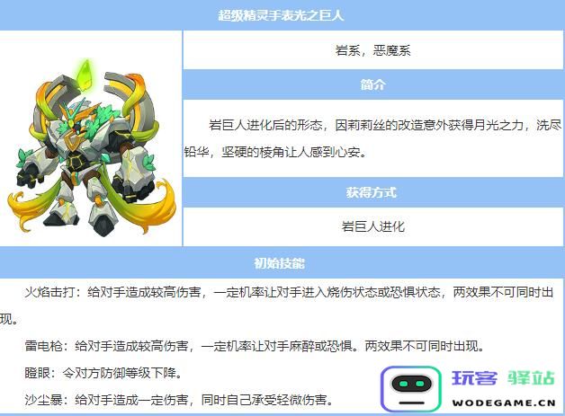 超级精灵手表最强的十大精灵介绍