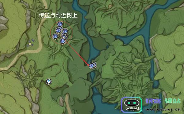 小米端原神树王圣体菇位置