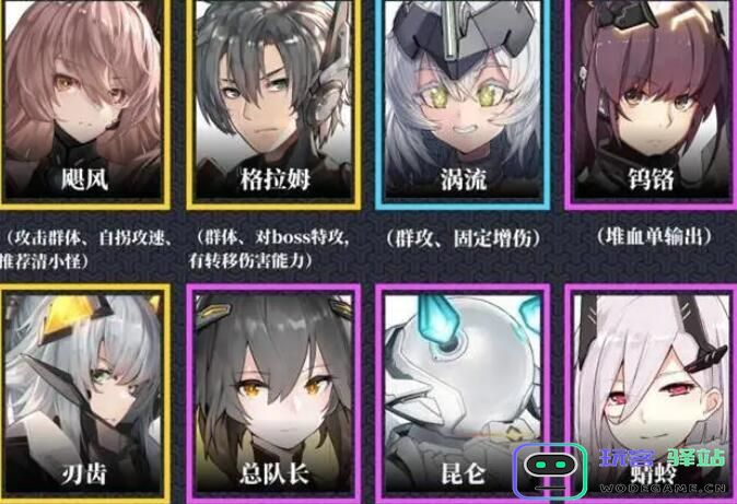 交错战线角色强度节奏榜一览