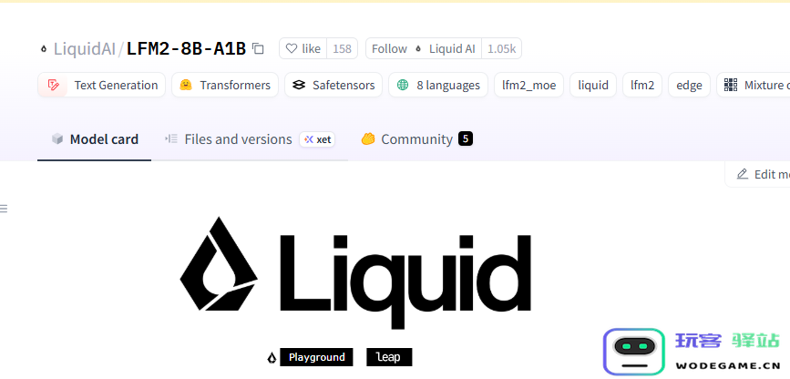 Liquid AI推出全新LFM2-8B-A1B：在仅激活1.5B参数的情况下，手机上实现高达4B级别的AI运算速度！