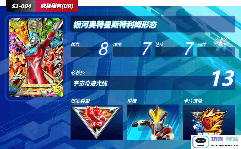 奥特曼融合激战卡片人物详解