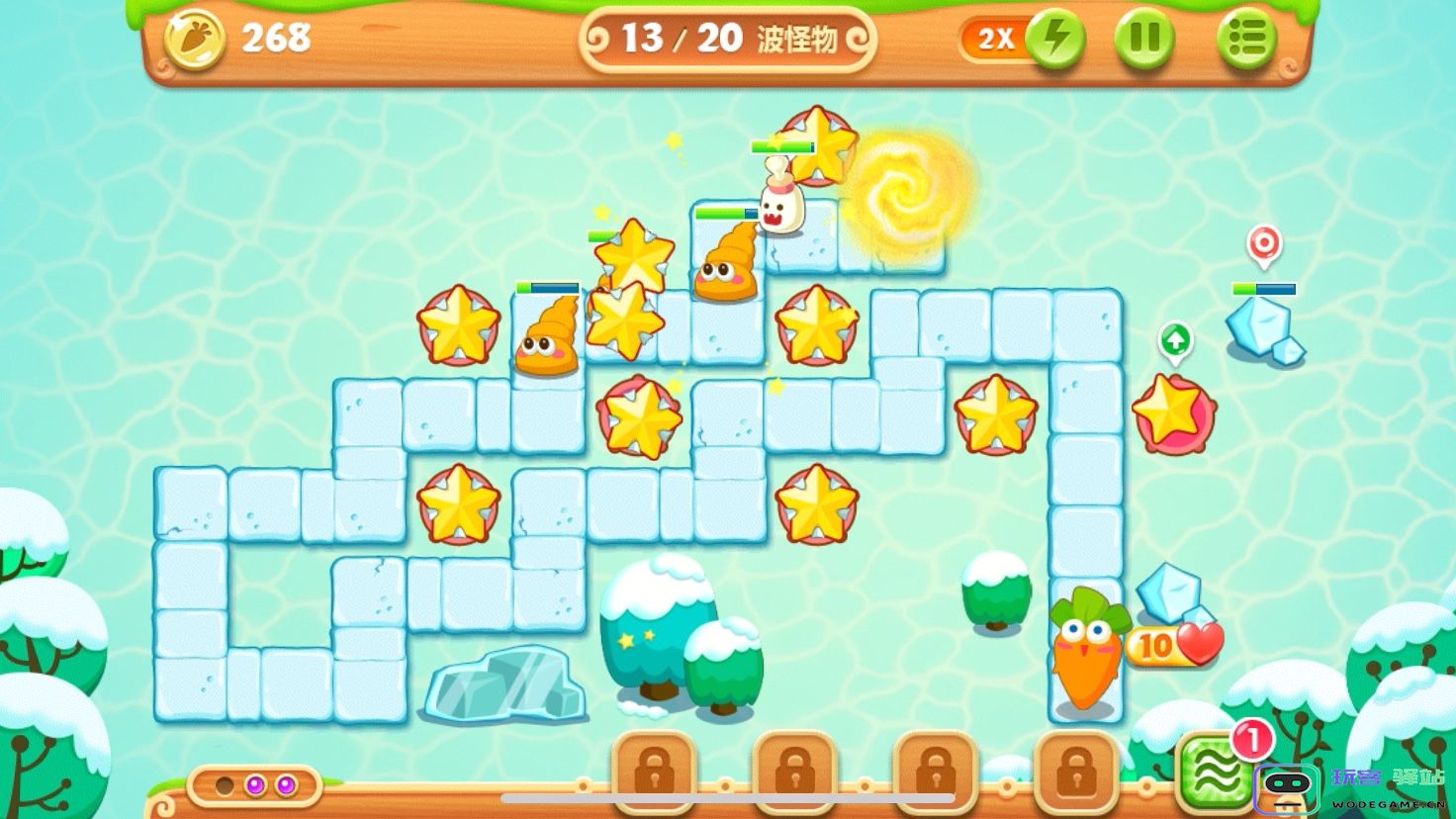 保卫萝卜2庄园第6关怎么过