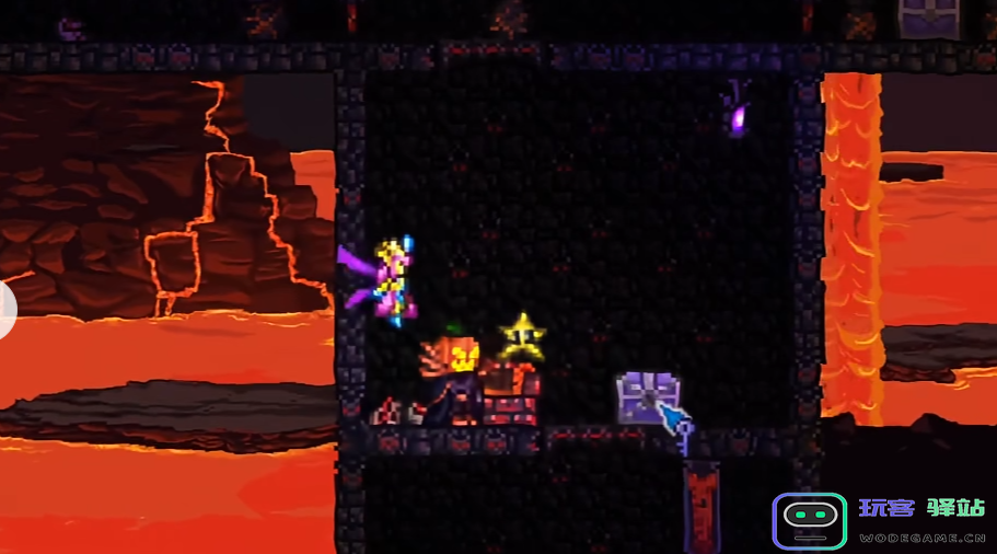 泰拉瑞亚地狱宝箱怎么开