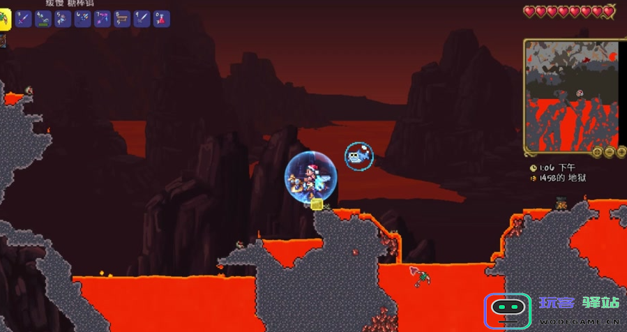 泰拉瑞亚地狱宝箱怎么开